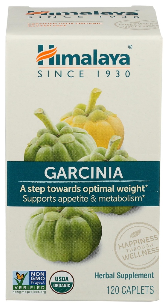 Himaalaja orgaaniline gartsiinia Cambogia Taimne täiendus, söögiisu tugi, lipiidide ainevahetus, kaalutoetus, USDA orgaaniline, mitte-GMO, Vegan, 600 mg, 120 Taimepõhised kapslid