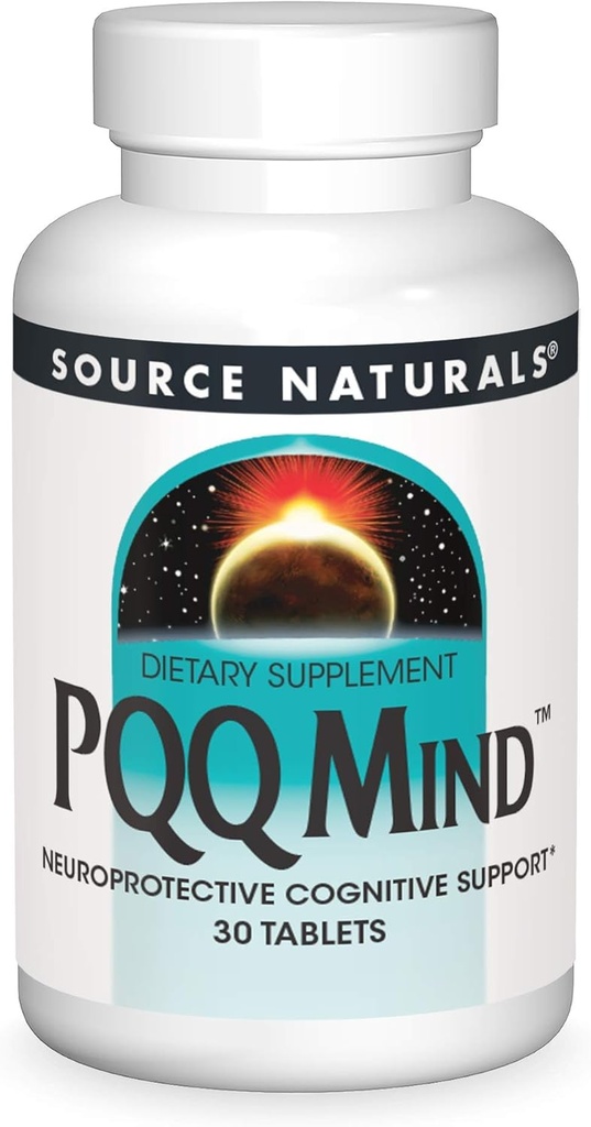Allikas Naturals PQQ Mind, Neuroprotektiivne kognitiivne tugi * - 30 tabletti