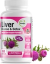 GreeNatr Maks Puhasta Detox & Paranda valem - Piimaohakas, Berberine, Ingver, Beet Root, Dandelion Juur, Artišokiekstrakt ja Chanca Piedra optimaalseks maksa tervise toetamiseks (1 pudel)