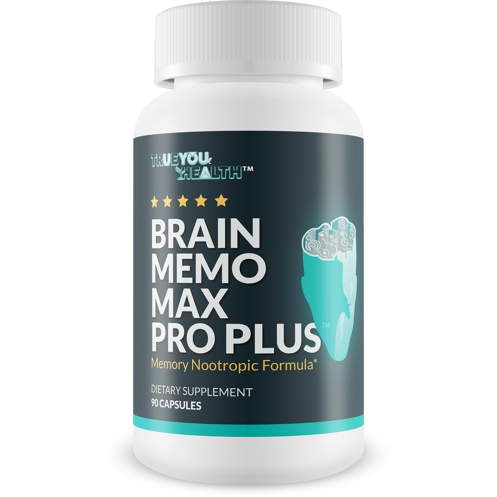 Aju memo Max Pro Plus - ülemine mälu ja aju memo Max Pro täiendus - parema mälu ja vaimse teravuse toetamine - loodusliku aju funktsiooni toetamine - fookus, vaimne taastumine ja energia