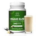 MRM Toitumine Veggie Elite Performance Protein | Vanilla Bean Flavored| Plant-Based Protein| Lihtne seedida | BCAAs| Vegan + Gluteenivaba | Kliiniliselt testitud | Seedeensüümid | 30 Servingut