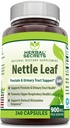 Taimsed saladused Nettle Leaf 900 Mg ühe serveerimise kohta 240 kapslit täiendada - toetab kuseteede ja eesnäärme - toetab ülemist hingamisteede tervist