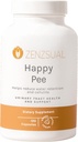 ZENZSUAL Happy Pee - kuseteede tugi orgaanilise Jõhvika ja D-Mannoosiga - põhjalik UTI valu leevendamise toetus naistele - 120 kapslit