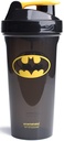Smartshake Lite Justice League Protein Shaker Pudel 800ml – DC Comics Water Bottle, Leakproof BPA Free Gym Shaker Bottle for Protein Shakes and Protein Powder - Batman Logo