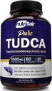 NutriFlair Pure TUDCA 1000mg - Premium Tauroursodeoxycholic Acid Sapisoolad, Detox & Cleanse, Non-GMO, Gluteenivaba. Maks, neerude ja sapipõie tugi - valmistatud USAs, 60 kapslit