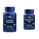 Elu pikendamine Kreatiin Kapslid 120 Count & Magnesium Caps 500mg 100 Count - lihaste tugevus, südame tervis