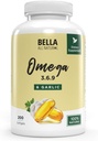 Bella All Natural Omega 3 6 9 koos küüslauguõli - 200 Softgels