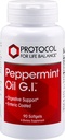 Protokoll Piparmünt G.I. - seedetrakti tervise toetamiseks * - piparmündi, ingveriõli ja apteegiõliga - Enteric-Cated - Piimavaba & Halal - 90 Softgels