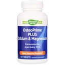 Nature's Way OsteoPrime PLUS Kaltsium ja magneesium, toetab luu tervist ja lihaste funktsiooni *, vitamiinidega D3 & K2, taimetoitlane, 120 tabletti