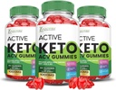 (3 Pack) Active Keto ACV Gummies Advanced Formula 1000MG ActiveKeto Keto Gummies Õunasiider Äädikas Valmistatud Granaatõunapeedimahlaga Pulber B12 Vegan Non GMO 180 Gummys