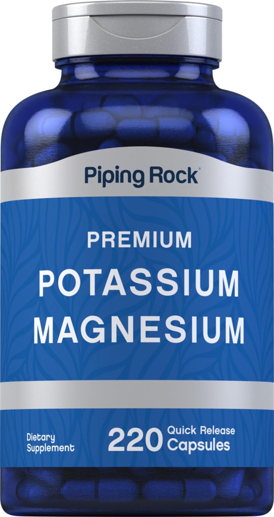 Torustik Kivikaalium Magneesium Lisand | 220 Kapslit | Mitte-GMO, Gluteenivaba Premium Kompleks