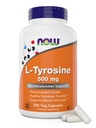 Nüüd toidud L-türosiin 500mg, 300 kapslit - Mitte-GMO - toetab vaimset häiret - 500 mg kapslit - vaba vormi täiendus