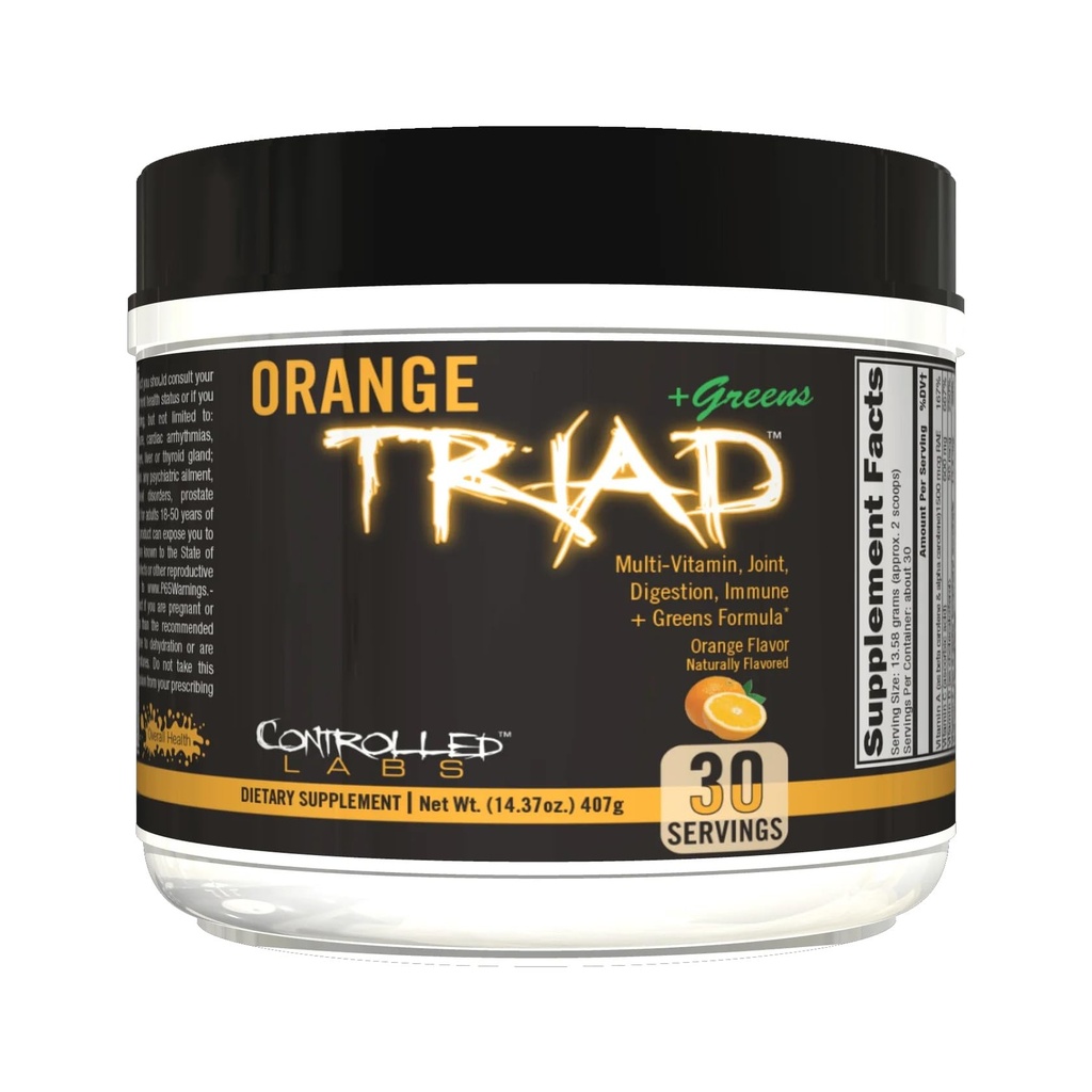 Kontrollitud Labs Orange Triad, 0, 9 naela