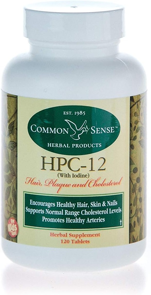 Common Sense Taimsed tooted HPC-12 (270): Juuksed, tahvel ja kolesterool joodiga