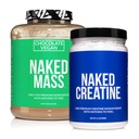 NAKED Sojavaba Valgu Kompleks: 8LB Šokolaad Vegan Mass Kreatiin