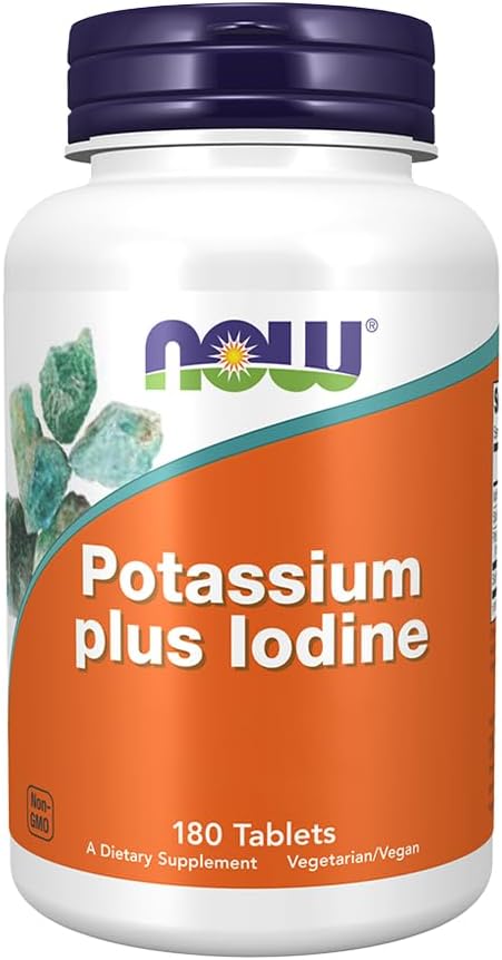 NOW FOODS Kaalium Plus jood180 Tabs, 180 CT