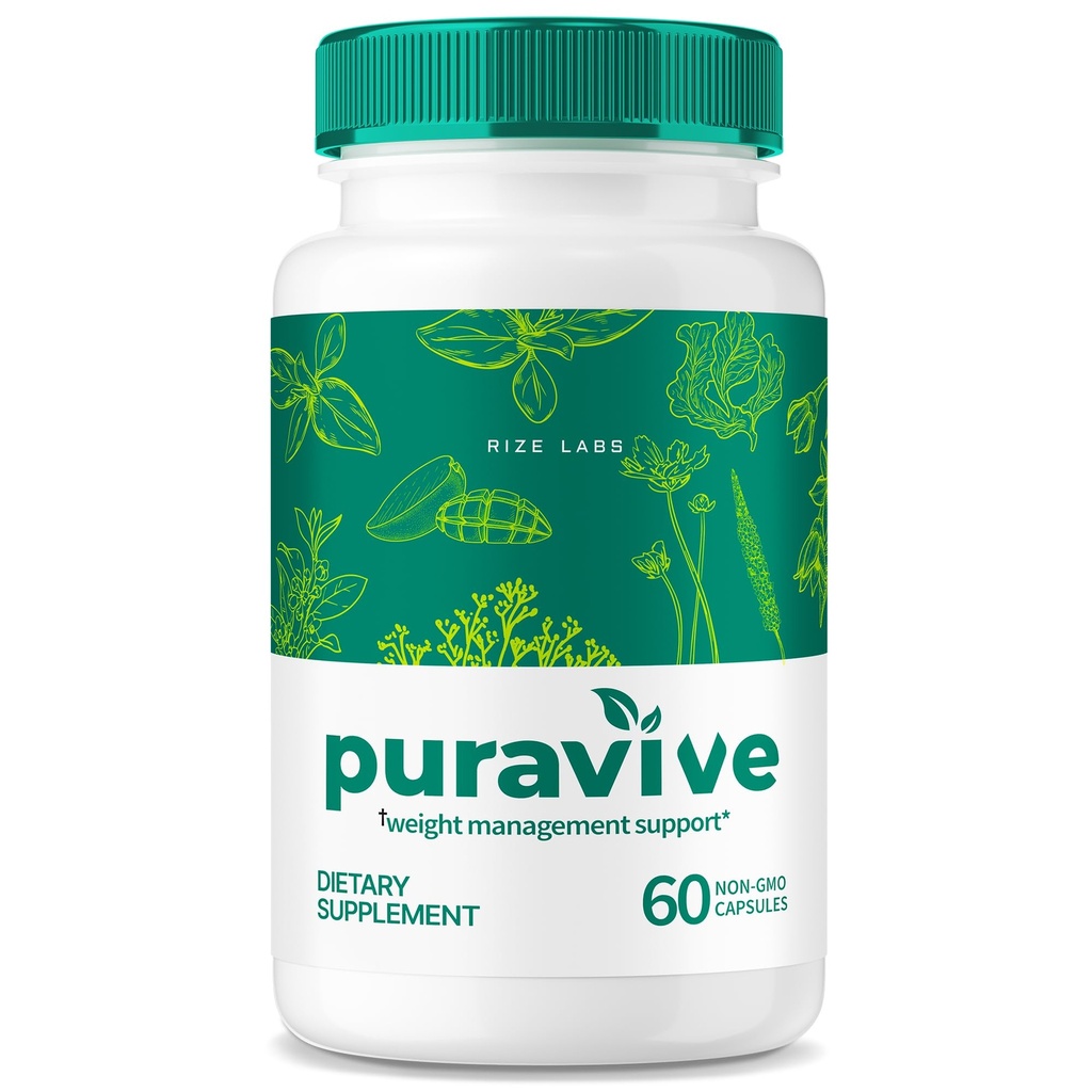 Rize laborid Puravive Kaalulangus Kapslid - Eksootilised Riisi pillid, et suurendada PVT ja energia taset, Detox & Cleanse Kapsel, Puravive Arvustused Mitte-GMO Lihtne neelata täiendada tablette (60 kapslit)