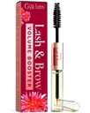 Gya Labs Lash and Brow Oil - 100% puhas natual Organic Castor Oil ripsmed ja kulm seerum Fuller välimusega ripsmed ja kulmud (0,34 Fl Oz)