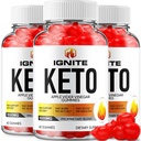 (3 Pack) Süüta Keto ACV Gummies - Advanced Formula Ignite Keto Plus ACV Gummies Apple Siider Äädikas Ignite ACV toidulisand (180 Gummies)