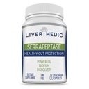 Serrapeptaas Puhas Seedetrakti Proteolüütilised Ensüümid Soolestikuga kaetud Premium Tervislik Soolestiku Kaitse Ja Vegan Maksatoetus Täiendavad Siinus, Hingamisteede Ja Soolestiku Tervis NonGMO (60 Caps)