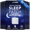 JJ CARE Sleep Patches 30 PCS, Sleep Aids for Adults Extra Tugevus, Natural ja Toksiinivaba Sleep Patch, Melatoniini Patch igapäevaseks kasutamiseks, Melatoniini Natural Patch Sleep Support