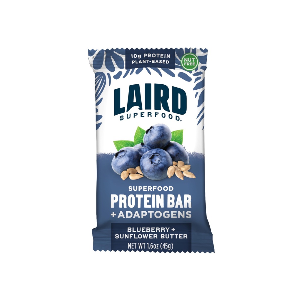 Laird Superfood Funktsionaalsed Valgubaarid, Valgubaar, Kuid Parem Reaalsete Koostisosadega, Funktsionaalsed Seened 10g Taimne Valk, 6g Fiber, Mustika Päevalille Või, 10 Count (Pack of 1)