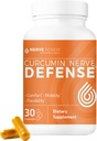 NERVE RENEW Curcumin Närvikaitse Meriva kurkumiini fütosoomiga täielikuks närvitoiteks ja mugavuseks - optimeeritud kurkumiin musta piparekstraktiga - 30 kapslit