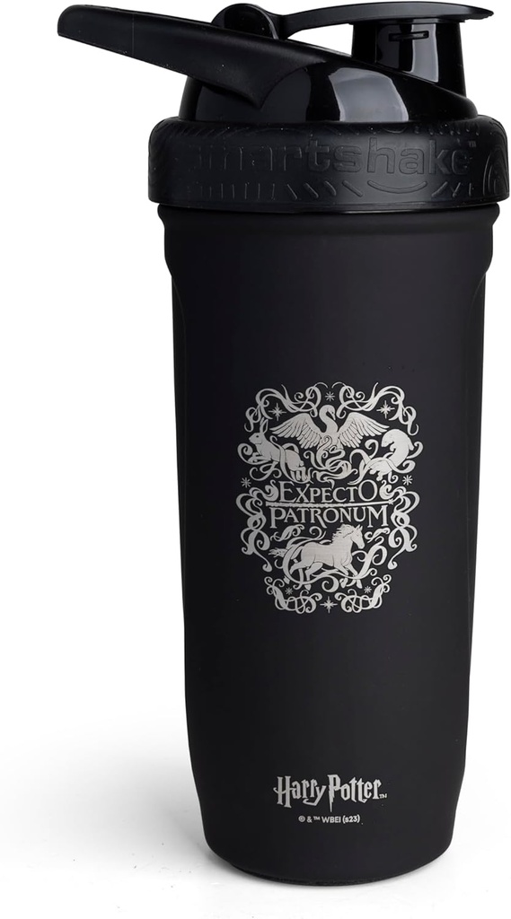 Smartshake Reforce roostevabast terasest Harry Potter Expecto Patronum Style Shaker Bottle (900 ML / 30oz) | Kerge vastupanu Sport Shaker Bottle koos Soft Lid | Leakproof, BPA Free & DEHP Free