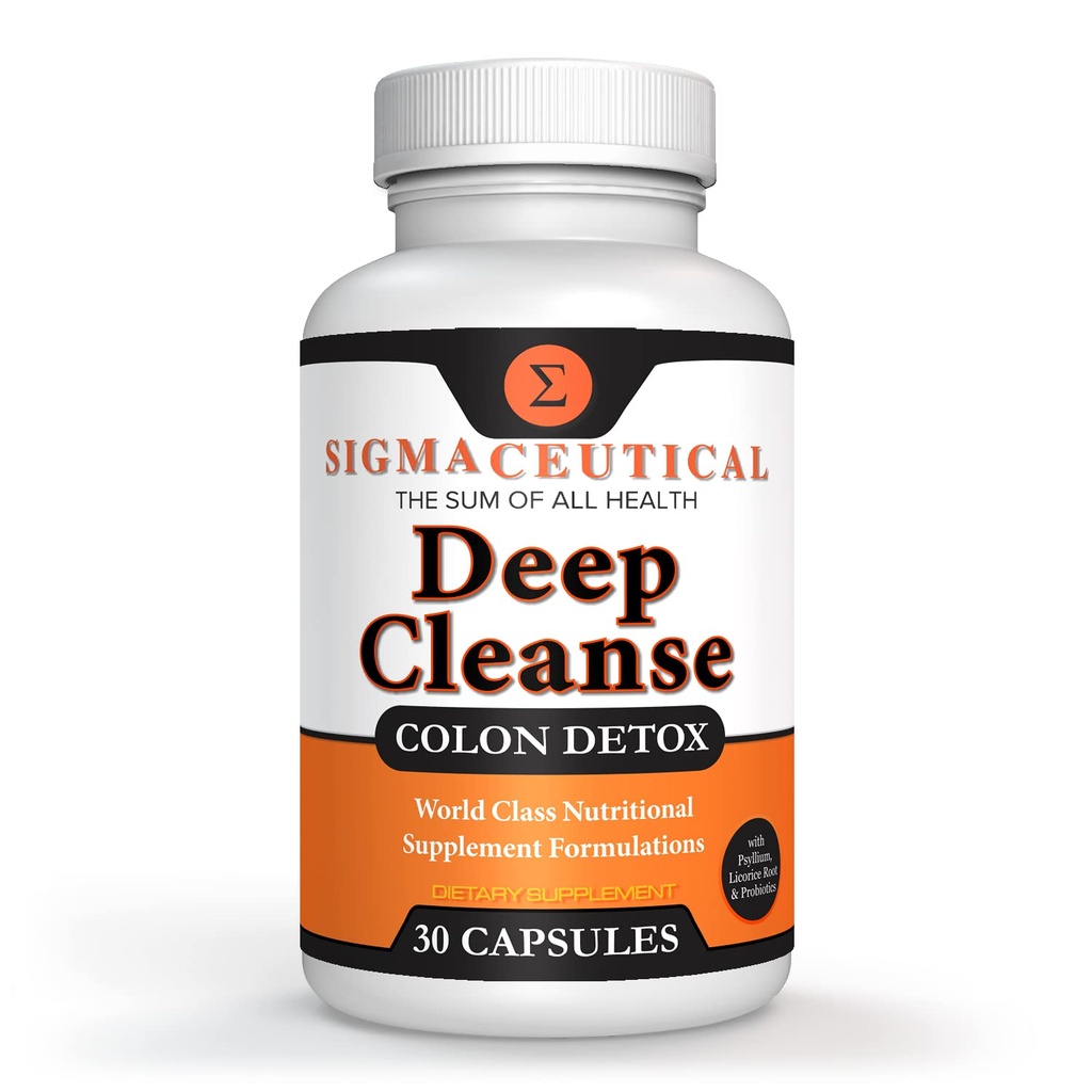 1 Day Colon Cleanse - Detox Cleanse - Bowel Cleanse & Laxative - Bowel Detox - Colon Cleanser & Detox - 30 kapslit