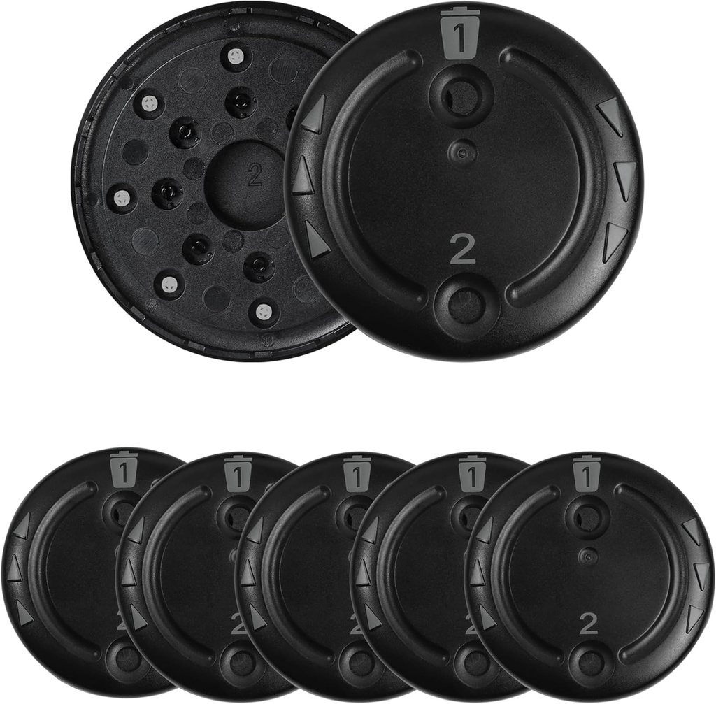 5 Packs (40 Pcs) Unitron Wax Guards Cerushield Disk v2.0 098-0445 for phonak, Hearing Aid Accessories Wax Filters,Phonak Hearing aid Filters Wax Guard
