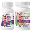BariatricPal 30-päevane Bariatric Vitamiin Bundle Multivitamiin Üks 1 päevas! Näritav 45 mg raud - segatud marja ja lihtne neelata kaltsiumtsitraat (600 mg) ja D3 kaetud tabletid