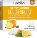 HERBION Naturals Köha tilgad, toidulisand, soojendus köha, täiskasvanutele ja üle 6-aastastele lastele, kunstliku maitse puudumine, värvi puudumine (18 loend (pakk 1), Honey Sidrun)