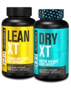 Jacked Factory Stim-Free Kaalulangus Stack - Lean XT Stim-Free Rasvapõletaja ja kuiva XT Veepillid Bloating vähendamine (30 päeva pakkumine)
