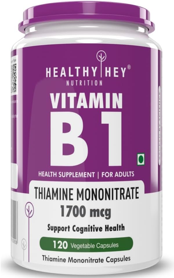 Vitamiin B1 Tiamiin - 120 Veg kapslid