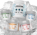 Bundle - Turkesterone & Tongkat Ali + Fadogia Agrestis + Kreatiin + Sulforaphane + TUDCA - Boost Stamina, lihaste kasv, maksa tervis, kognitiivne funktsioon & Detox - valmistatud USA-s