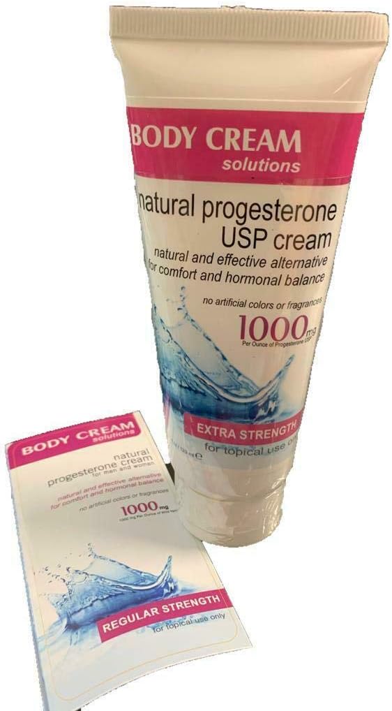 Crema De Progesterona Natural para Un Sano Balance Hormonaalne Femenino Durante La Menopausia - 4 Oz