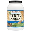 NutriBiotic tavaline riisiproteiin, 3 Lb (1,36kg) | Low Carb, Vegan & Raw Protein Pulber | Kasvatatud ja töödeldud ilma kemikaalide, gluteeni või GMO-deta | Keto sõbralik ja lihtne seedida