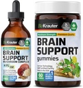 BIO KRAUTER Brain Support 60 Gummies & Brain Support Seene Tinktuur 4 Fl. Oz.