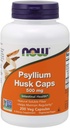 NOW Psyllium Husk 500mg, 200 kapslit (3 pakendis)