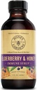 Honey Gardens Mesilased Elderberry Syrup - Apitherapy Raw Honey - Propolis ja Elderberries - Cough - 4 oz