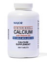 Major Oyster Shell Kaltsium vitamiiniga D3 500 mg / 5 mcg (200 RÜ) - igapäevane kaltsiumilisa - 300 tabletti (1 pakend)
