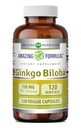 Hämmastavad valemid Ginkgo Biloba 120 Mg täiendus 120 kapslit | Standarditud 24% Ginkgo Flavone Glycosides | Mitte-GMO | Gluteenivaba | Valmistatud USAs