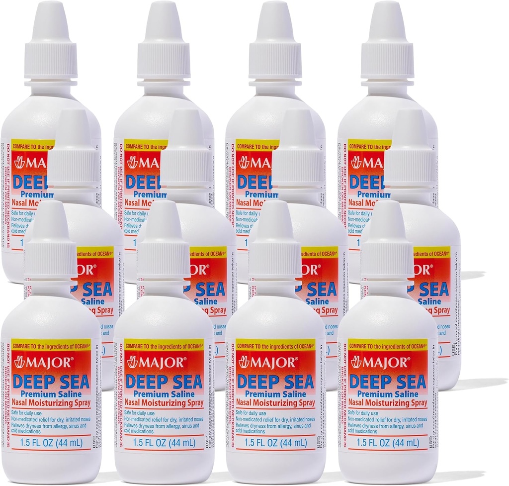 Süvamere soolalahus Nasali Spray Generic for Ocean Nasali Niisutav Spray 1,5 oz pudelipakendi kohta 12 pudelit
