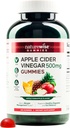 NatureWise Apple'i siidri äädikakummid - 1000 mg ACV 2 + vitamiin B12 - pektiinipõhine vegan, gluteenivaba, mitte-GMO - 180 loendit[90-päevane pakkumine 1000 mg või 6-kuuline pakkumine 500 mg-le]
