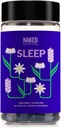 Alasti uni - GABA L Theanine Natural Sleep Aid - Sidrun Balm, lavendel ja melatoniin parema lõõgastumise ja unekvaliteedi jaoks - Gluteenivaba ja taimetoitlane - 30 kapslit