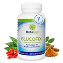 Glükofiks - Berberine Supplement - Taimne täiendus kaneeli, võimlema, Berberine, Mõru melon ja kurkum - 120 kapslit