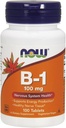 NOW Vitamiin B-1 (tiamiin) 100 mg, 100 tabletti (pakk 4)
