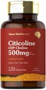 Tahoe Nutritionals Citicoline 500mg | 120 kapslit | CDP koliinilisandid | Therapeutic Grade | Gluteenivaba, Non-GMO