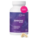 Microbiome Labs Zenbiome Sleep - L Theanine Supplement koos Sidrun Balm Extract & probiootikumid Bifidobacterium Longum - Aidata Soojus-aju teljel magamaminekut (30 kapslit)