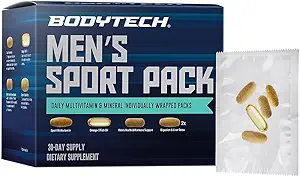 BODYTECH Mena spordipakett igapäevane multivitamiin, mineraal ja täiendus pakendab individuaalselt pakendatud (30-päevane pakkumine)